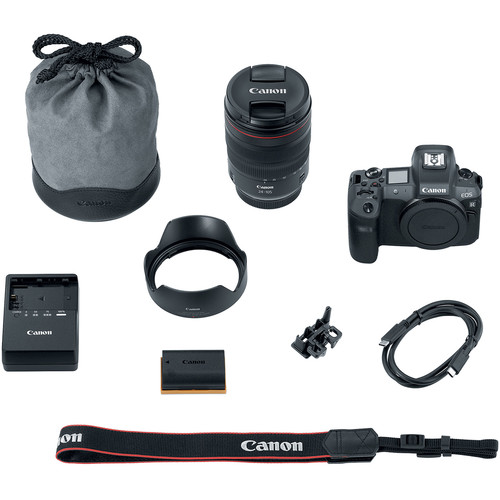 دوربین عکاسی بدون آینه کانن مدل EOS R همراه لنز 105-24 میلیمتری و مانت لنز Canon EOS R Kit RF 24-105mm f/4-7.1 IS STM+Mount Adapter EF-EOS R دیجیران 