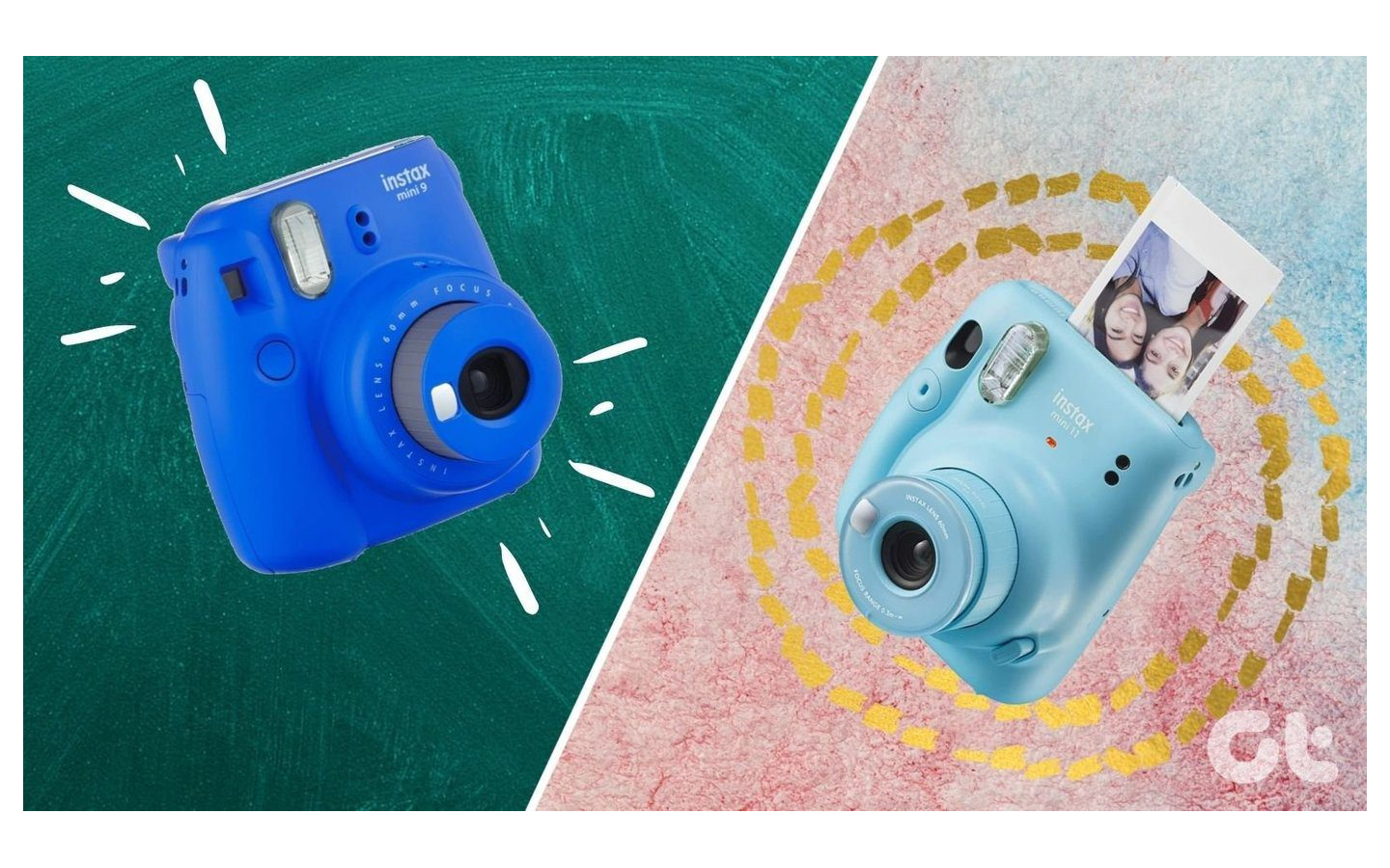 مقایسه دوربین چاپ سریع Instax Mini 9 و Instax Mini 11